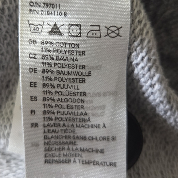 H&M Gray Men's Cardigan Sweater Size XL - Picture 6 of 7